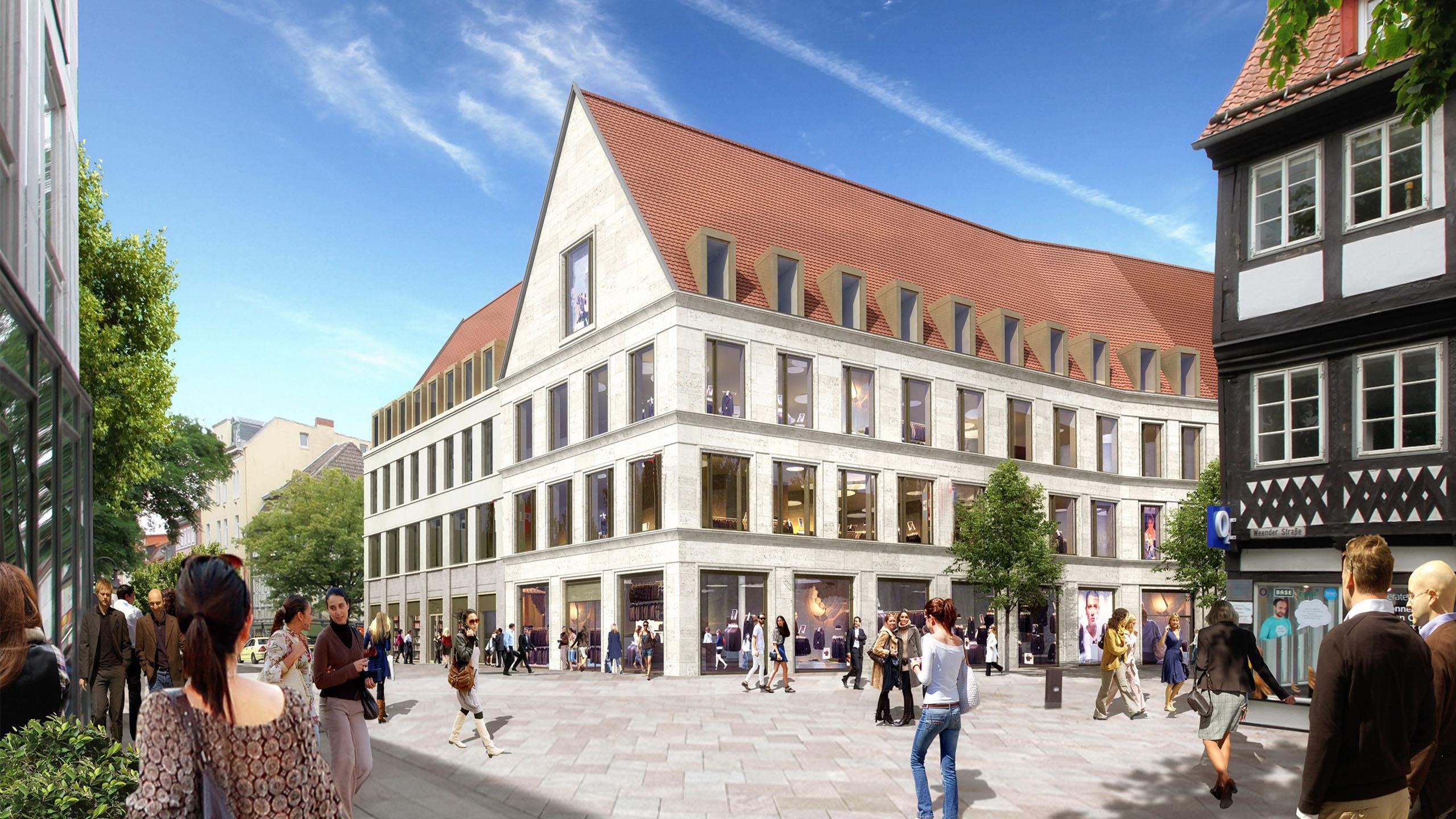 Neubau Wohn- und Geschäftshaus Weender Straße